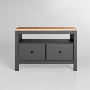 2.08.03.080.15 САГА тумба 2 ящика серая/ясень RU в Дегтярске - degtyarsk.ok-mebel.com | фото 2