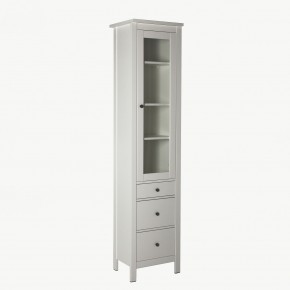2.08.07.120.1 САГА шкаф с витриной 50 белый RU в Дегтярске - degtyarsk.ok-mebel.com | фото 2