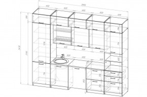 АНТИКА Кухонный гарнитур Экстра 5 (3000 мм) в Дегтярске - degtyarsk.ok-mebel.com | фото 2