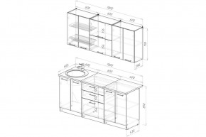 АНТИКА Кухонный гарнитур Макси 2 (1800 мм) в Дегтярске - degtyarsk.ok-mebel.com | фото 2