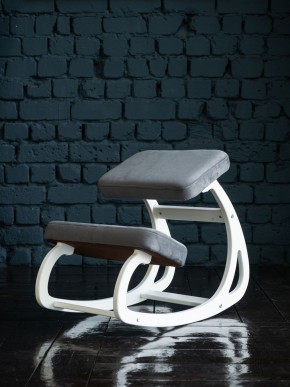 Балансирующий коленный стул Конёк Горбунёк (Белый) в Дегтярске - degtyarsk.ok-mebel.com | фото 2