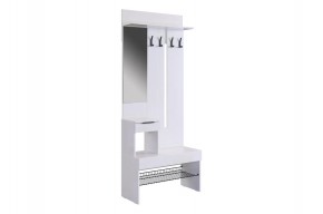 БАСКО Прихожая К6 (белое дерево) в Дегтярске - degtyarsk.ok-mebel.com | фото 2