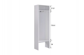 БАСКО Прихожая К6 (белое дерево) в Дегтярске - degtyarsk.ok-mebel.com | фото 6