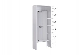 БАСКО Прихожая К7 (графит) в Дегтярске - degtyarsk.ok-mebel.com | фото 6