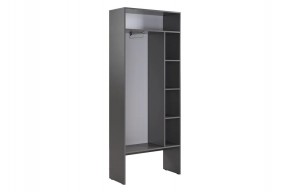 БАСКО Прихожая К7 (графит) в Дегтярске - degtyarsk.ok-mebel.com | фото 7