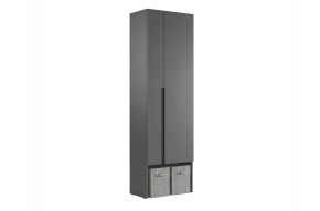 БАСКО Прихожая К8 (графит) в Дегтярске - degtyarsk.ok-mebel.com | фото 2