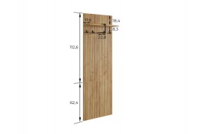 БОДРУМ Прихожая (модульная) дуб крафт золотой в Дегтярске - degtyarsk.ok-mebel.com | фото 2