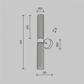 Бра Maytoni Antic MOD302WL-02CG1 в Дегтярске - degtyarsk.ok-mebel.com | фото 3