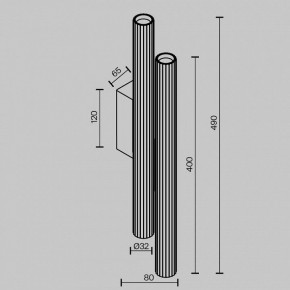 Бра Maytoni Calipso C082WL-24W2.7K-B в Дегтярске - degtyarsk.ok-mebel.com | фото 5