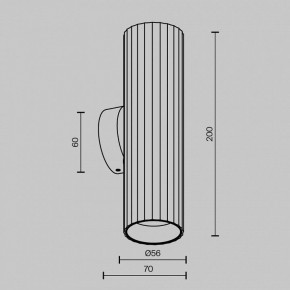 Бра Maytoni Calipso C106WL-02-GU10-B в Дегтярске - degtyarsk.ok-mebel.com | фото 6