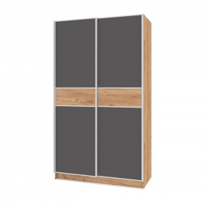 БРАУН Б655 Шкаф-купе (дуб золотой/графит) в Дегтярске - degtyarsk.ok-mebel.com | фото
