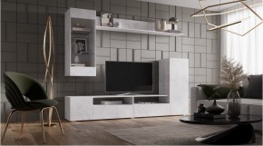ДАЛЛАС Гостиная (модульная) цемент светлый в Дегтярске - degtyarsk.ok-mebel.com | фото