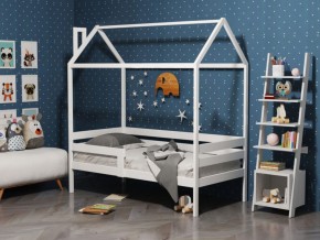 Детская кровать-домик из массива березы Соня-6 (Неокрашенный массив) в Дегтярске - degtyarsk.ok-mebel.com | фото