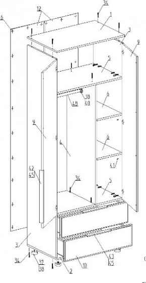 Детская "Лео" (модульная) в Дегтярске - degtyarsk.ok-mebel.com | фото 12