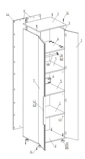 Детская "Лео" (модульная) в Дегтярске - degtyarsk.ok-mebel.com | фото 9