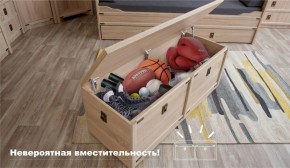 Детская Система Валенсия Сундук Дуб сонома в Дегтярске - degtyarsk.ok-mebel.com | фото 3