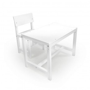 Детский растущий комплект стол и стул Я САМ "Лофт" (Белый, Белый) в Дегтярске - degtyarsk.ok-mebel.com | фото