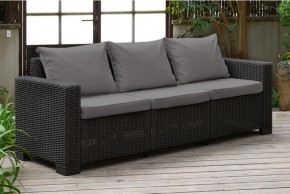 Диван Калифорния 3-х местный (California 3 Sofa), графит в Дегтярске - degtyarsk.ok-mebel.com | фото