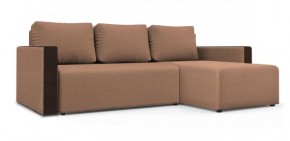 Диван угловой Алиса 3 Bahama GINGER - Teos Dark Brown в Дегтярске - degtyarsk.ok-mebel.com | фото