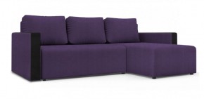 Диван угловой Алиса 3 Vital VIOLET - Teos Black в Дегтярске - degtyarsk.ok-mebel.com | фото