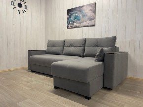 Диван угловой Комфорт-3 (НПБ+МДФ) велюр Galaxy Lite 26 в Дегтярске - degtyarsk.ok-mebel.com | фото 2