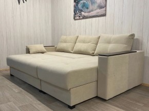 Диван угловой Комфорт-3 (НПБ+МДФ) велюр Luma 01 в Дегтярске - degtyarsk.ok-mebel.com | фото 4