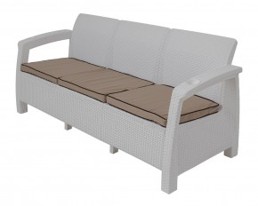 Диван Yalta Premium Sofa 3 Set (Ялта) белый (+подушки под спину) в Дегтярске - degtyarsk.ok-mebel.com | фото 1