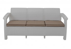 Диван Yalta Premium Sofa 3 Set (Ялта) белый (+подушки под спину) в Дегтярске - degtyarsk.ok-mebel.com | фото 2