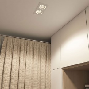 DK2062-WH Встраиваемый светильник, IP 20, до 15 Вт, GU10, LED, белый, алюминий в Дегтярске - degtyarsk.ok-mebel.com | фото 4