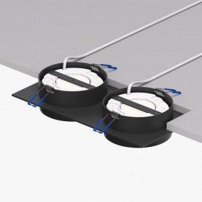 DK2092-BK Встраиваемый светильник FLAT, IP 20, до 15 Вт, GX53, LED, черный, алюминий в Дегтярске - degtyarsk.ok-mebel.com | фото 2