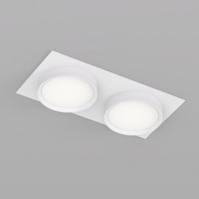 DK2092-WH Встраиваемый светильник FLAT, IP 20, до 15 Вт, GX53, LED, белый, алюминий в Дегтярске - degtyarsk.ok-mebel.com | фото 2