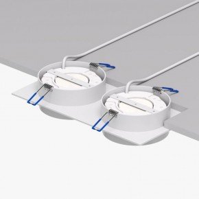 DK2092-WH Встраиваемый светильник FLAT, IP 20, до 15 Вт, GX53, LED, белый, алюминий в Дегтярске - degtyarsk.ok-mebel.com | фото 4