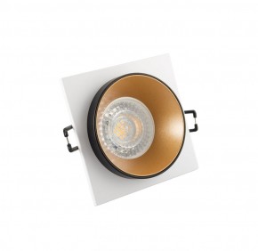 DK2402-GD Встраиваемый светильник, IP 20, 50 Вт, GU10, черный/золотой, алюминий в Дегтярске - degtyarsk.ok-mebel.com | фото