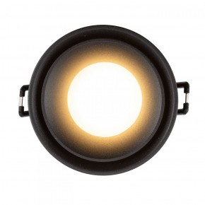 DK2403-BK Встраиваемый светильник влагозащ., IP 44, 10 Вт, GU10, черный, алюминий в Дегтярске - degtyarsk.ok-mebel.com | фото 3