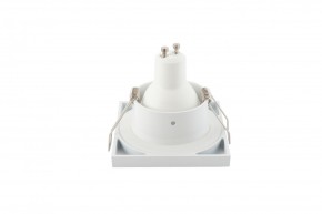 DK3014-WH Встраиваемый светильник влагозащ., IP 44, 50 Вт, GU10, белый, алюминий в Дегтярске - degtyarsk.ok-mebel.com | фото 5
