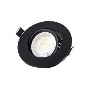 DK3020-BK Встраиваемый светильник, IP 20, 10 Вт, GU5.3, LED, черный, пластик в Дегтярске - degtyarsk.ok-mebel.com | фото 1