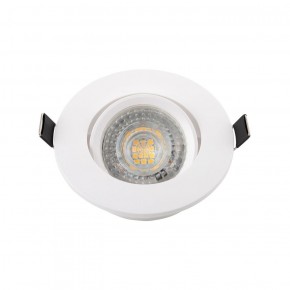 DK3020-WH Встраиваемый светильник, IP 20, 10 Вт, GU5.3, LED, белый, пластик в Дегтярске - degtyarsk.ok-mebel.com | фото 2
