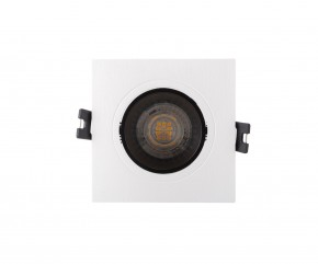 DK3021-WB Встраиваемый светильник, IP 20, 10 Вт, GU5.3, LED, белый/черный, пластик в Дегтярске - degtyarsk.ok-mebel.com | фото