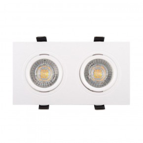 DK3022-WH Встраиваемый светильник, IP 20, 10 Вт, GU5.3, LED, белый, пластик в Дегтярске - degtyarsk.ok-mebel.com | фото