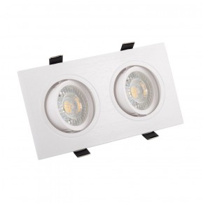 DK3022-WH Встраиваемый светильник, IP 20, 10 Вт, GU5.3, LED, белый, пластик в Дегтярске - degtyarsk.ok-mebel.com | фото 3