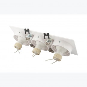 DK3023-WH Встраиваемый светильник, IP 20, 10 Вт, GU5.3, LED, белый, пластик в Дегтярске - degtyarsk.ok-mebel.com | фото 4