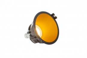DK3026-BG Встраиваемый светильник, IP 20, 10 Вт, GU5.3, LED, черный/золотой, пластик в Дегтярске - degtyarsk.ok-mebel.com | фото 3