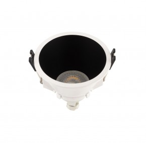 DK3026-WB Встраиваемый светильник, IP 20, 10 Вт, GU5.3, LED, белый/черный, пластик в Дегтярске - degtyarsk.ok-mebel.com | фото 2