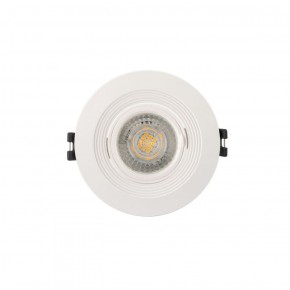 DK3029-WH Встраиваемый светильник, IP 20, 10 Вт, GU5.3, LED, белый, пластик в Дегтярске - degtyarsk.ok-mebel.com | фото 1