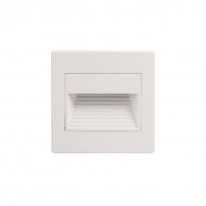 DK3050-WH Светильник встраиваемый в стену, IP 20, LED 3000, 1 Вт, белый, пластик в Дегтярске - degtyarsk.ok-mebel.com | фото 3