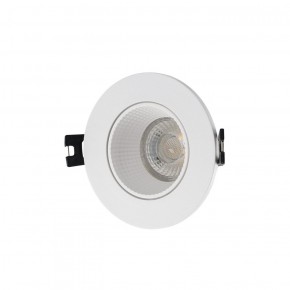 DK3061-WH Встраиваемый светильник, IP 20, 10 Вт, GU5.3, LED, белый/белый, пластик в Дегтярске - degtyarsk.ok-mebel.com | фото