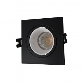 DK3071-BK+WH Встраиваемый светильник, IP 20, 10 Вт, GU5.3, LED, черный/белый, пластик в Дегтярске - degtyarsk.ok-mebel.com | фото 1