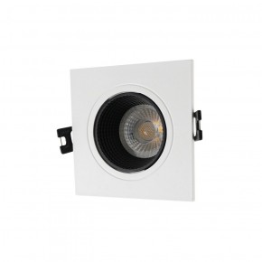DK3071-WH+BK Встраиваемый светильник, IP 20, 10 Вт, GU5.3, LED, белый/черный, пластик в Дегтярске - degtyarsk.ok-mebel.com | фото 1