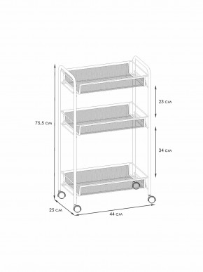 Э 322 С Этажерка "Ладья 2К" Серый в Дегтярске - degtyarsk.ok-mebel.com | фото 2