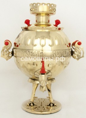 Электрический самовар "Петух на лапах" на 3 литра в Дегтярске - degtyarsk.ok-mebel.com | фото 2